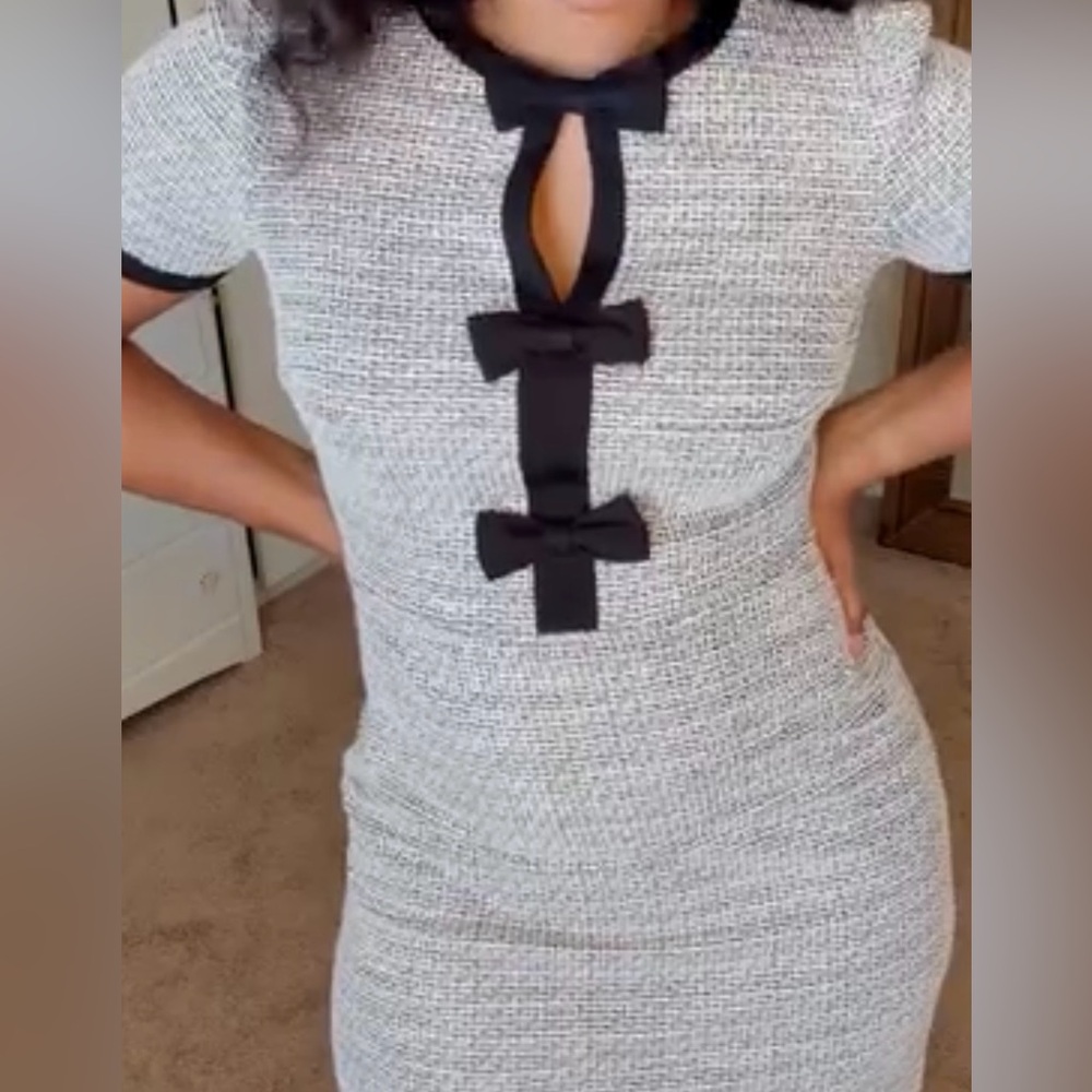 Shelby & Palmer Black and White Mini Dress